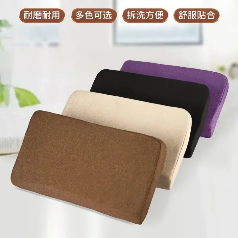 PU Beauty Bed Pillow with Cylindrical Beauty Salon Anti Collapse Rectangle/Semicircle Massage Bed Pillow Zipper Removable