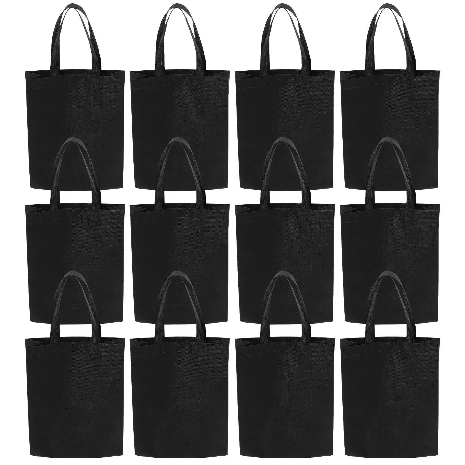 

30Pcs Non Woven Tote Bags Reusable Foldable Shopping Tote Grocery Storage Handle Bags Shopping Handbag Outdoor Carry Bag