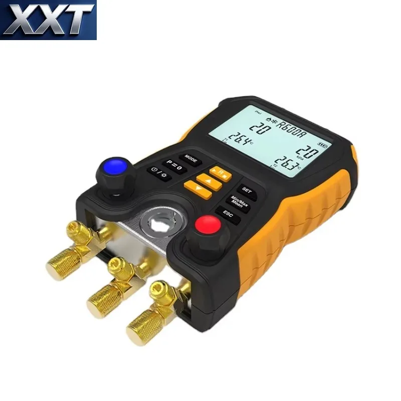 XXT HVAC Maintenance Digital Pressure Tester With Hook Bracket for Vacuum Temperature and Sealing Condition On-site Detection