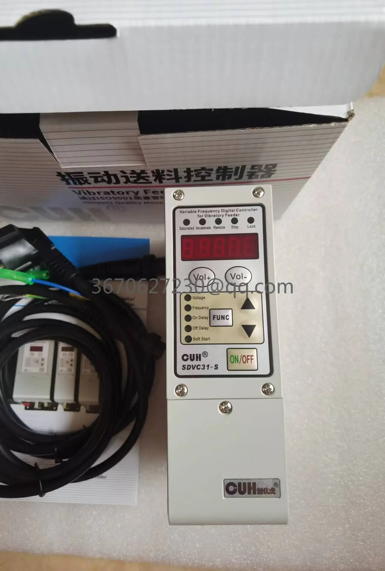 Original CUH SDVC31-S Variable Frequency Digital Controller for Vibratory Bowl Parts Linear Feeder