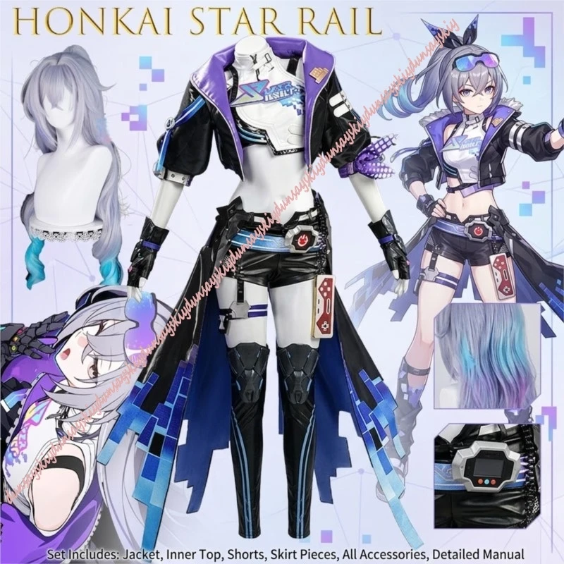 Game Cosplay Series: Honkai: Star Rail -Silver Wolf LV.999/SP Silver Wolf Cosplay Costume full set Party Women Girls Role Play view 6