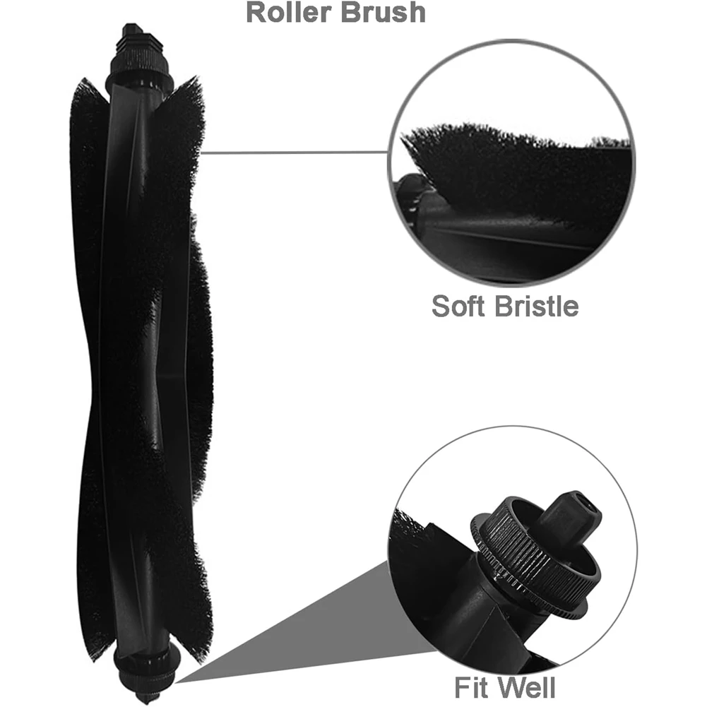 Para aspiradora Eufy L60 SES / L60 / L60 Hybrid / L50 / L50 SES, piezas de repuesto de filtro Hepa de Cepillo Lateral principal