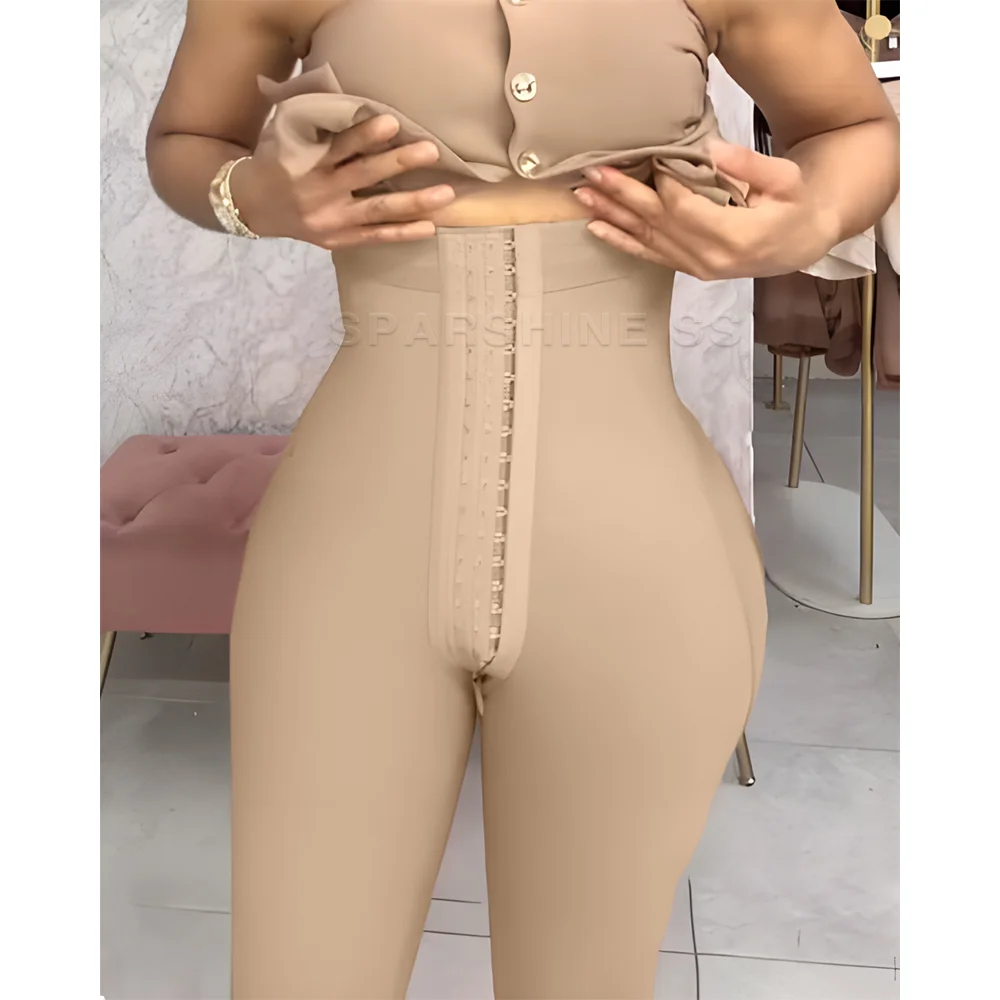 Fajas Seamless High Waisted Mid-Rise Hip Lifting Pants for Women Tummy Control Butt Enhancer Shapewear Slimming Underwear