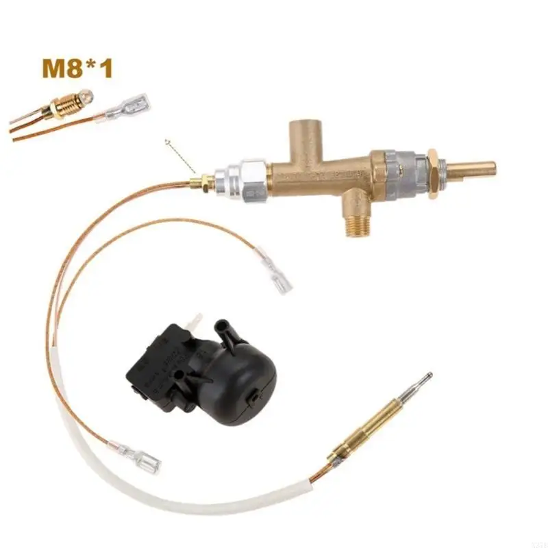 Valvole a gas in ottone robuste comode per i sistemi riscaldatori camera e patio