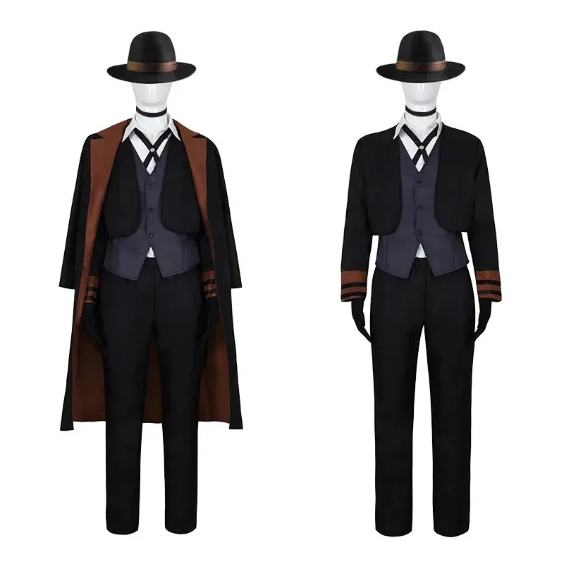 

DY20Аниме Bungou Stray Dogs Nakahara Chuuya Косплей Костюм Куртка Брюки Ветровка Униформа Одежда на Хэллоуин Аниме Взрослый Сгусток