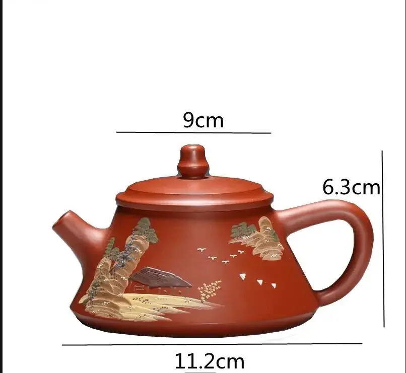 140ml Teapot Yixing Purple Clay Teapot Teaware Tea Kettle Coffee Table Tea Making Tools Accessories Handmade Teapots Tea Maker