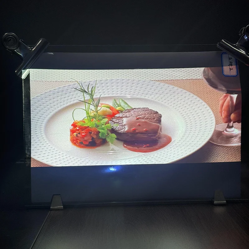 Anti-light Restaurant Window, Exhibition Dedicated Double-sided Projection Screen Projection Film1.52*0.5M