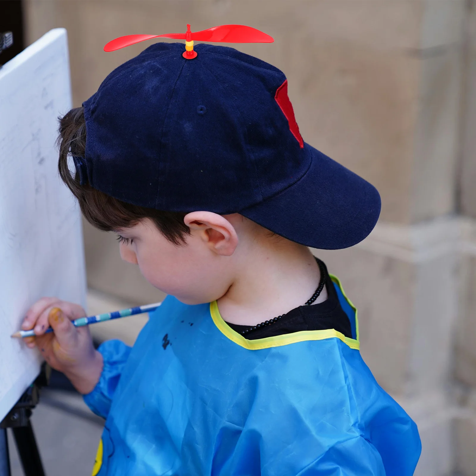 5 قطع من مروحة القبعة الملونة القابلة للفصل، تصميم دوار لقبعات البيسبول، ملحقات ممتعة فريدة من نوعها، خفيفة الوزن وسهلة التركيب للحفلات #2