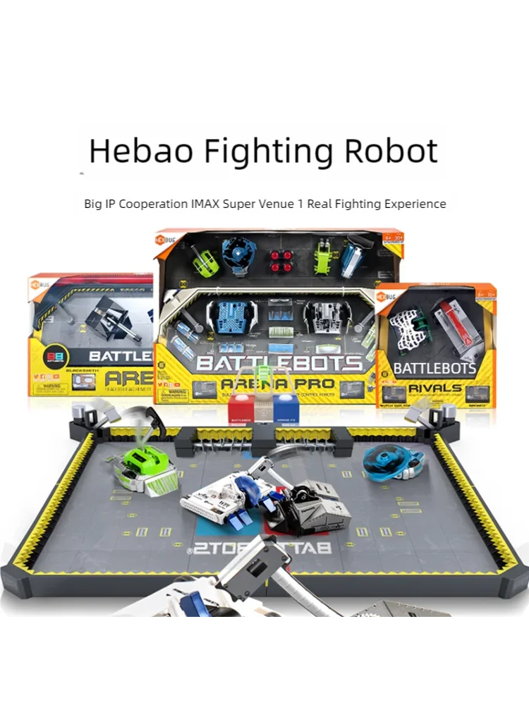 HEXBUG BattleBots Arena Pro, Remote Control Robot Toys for Kids with Over 100 Configurations, STEM Toys for Boys & Girls Ages 8