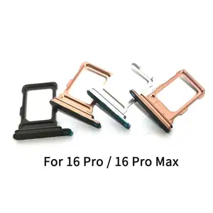 Bilashmart Apple iPhone 16 Pro / 16 Pro Max SIM Card Tray Slot Holder Adapter Socket Repair Parts