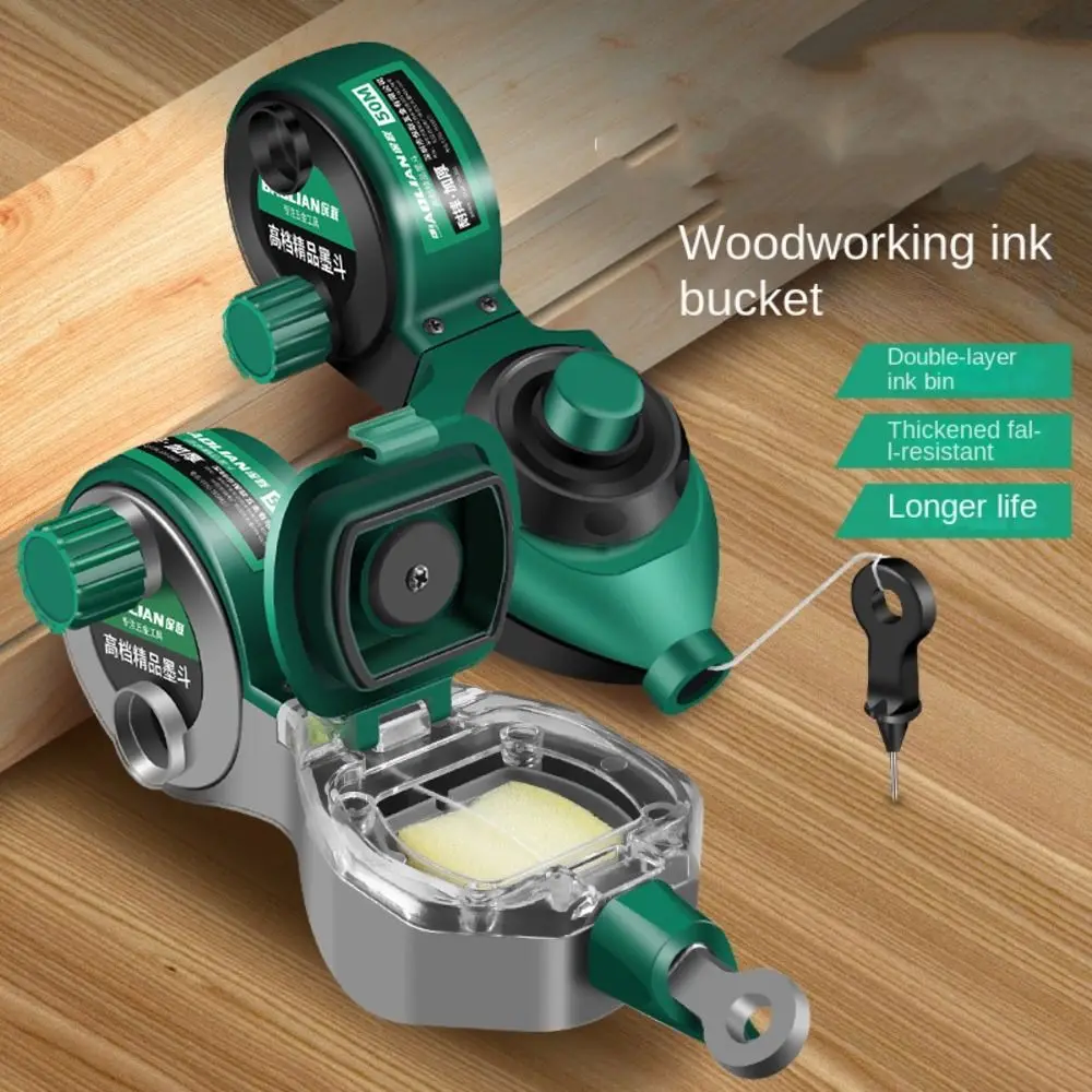 علامة خط رسم الحبر المحمولة، علامة الحبر التي تعمل يدويًا، أدوات النجار، نافورة حبر البناء