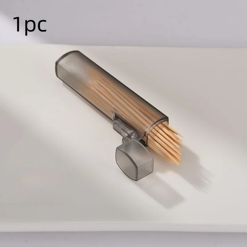 

1pc/3pcs Portable Toothpick Case for Travel