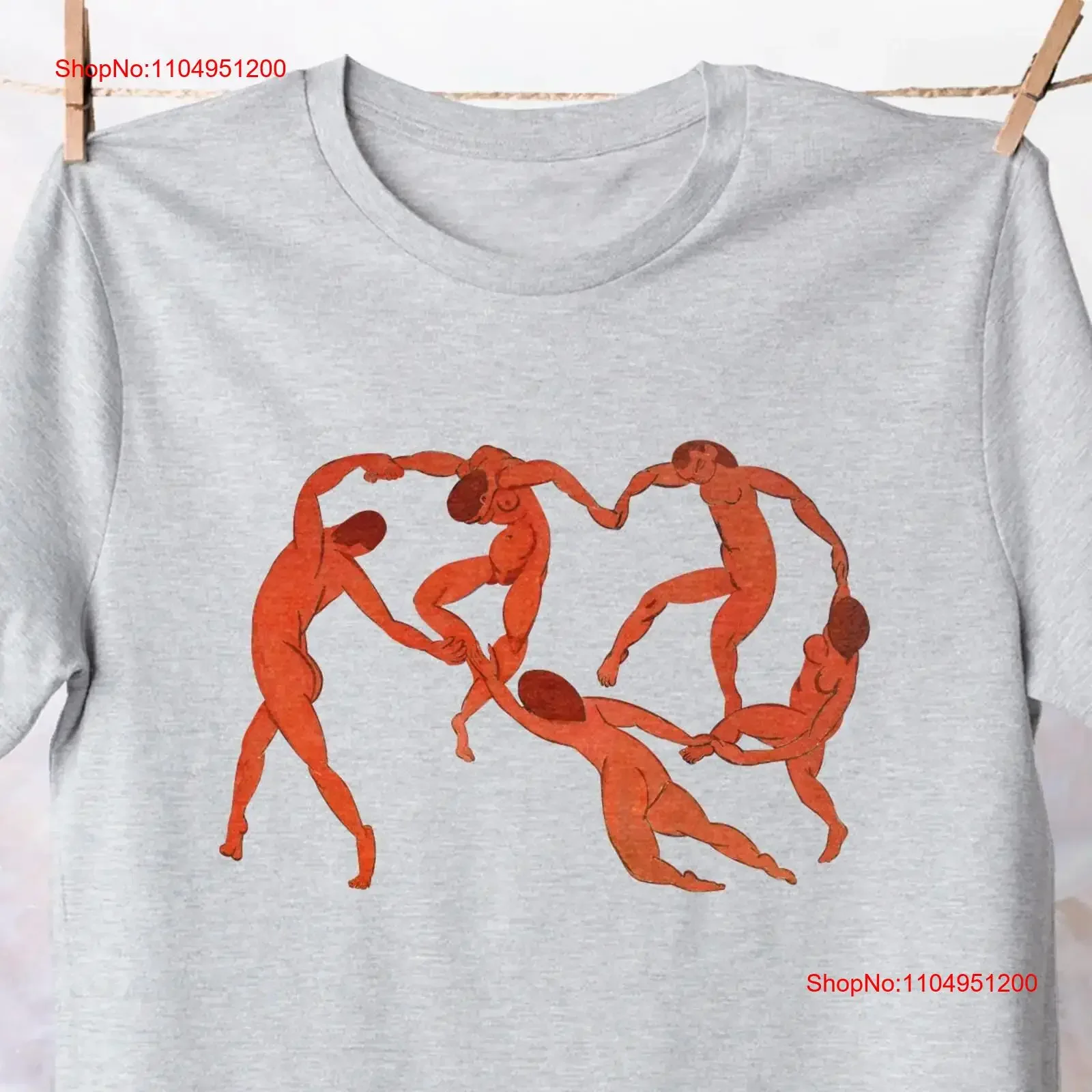 

Футболка The Dance II by Henri Matisse Эстетическая абстрактная живопись Одежда Классическое искусство Мотыга Знаменитый художник Хлопковый топ Любитель Мягкий