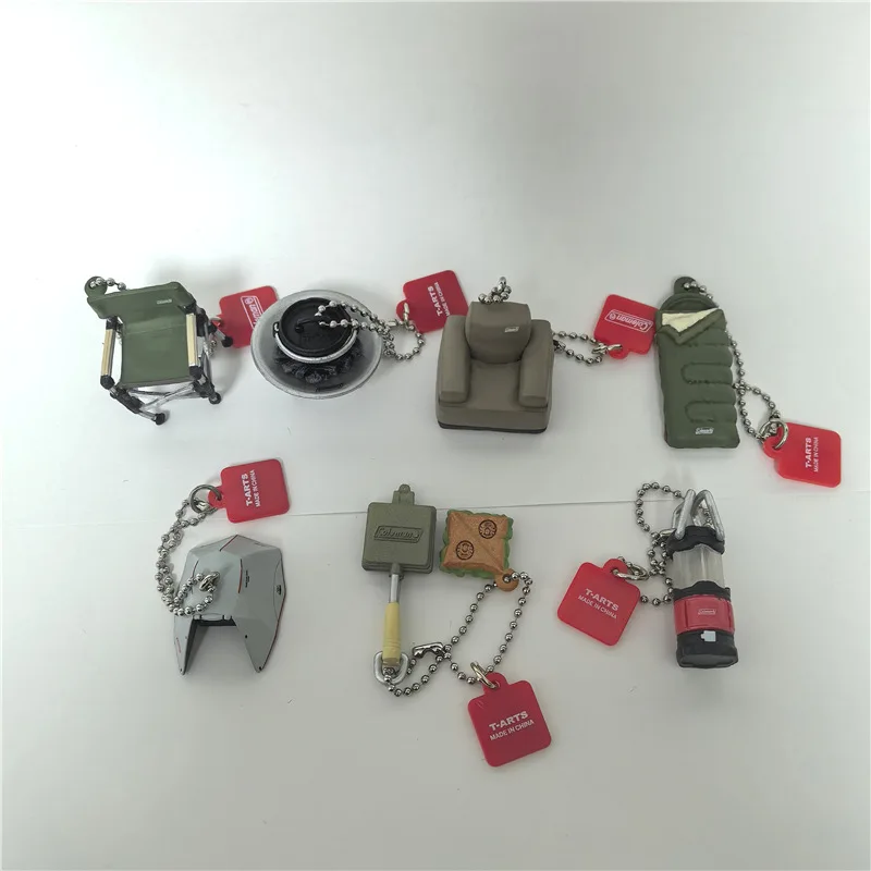 

5pcs Coleman Dollhouse Miniature Outdoor camping mini pendant Scene Ornament Mini Model Doll House Accessories
