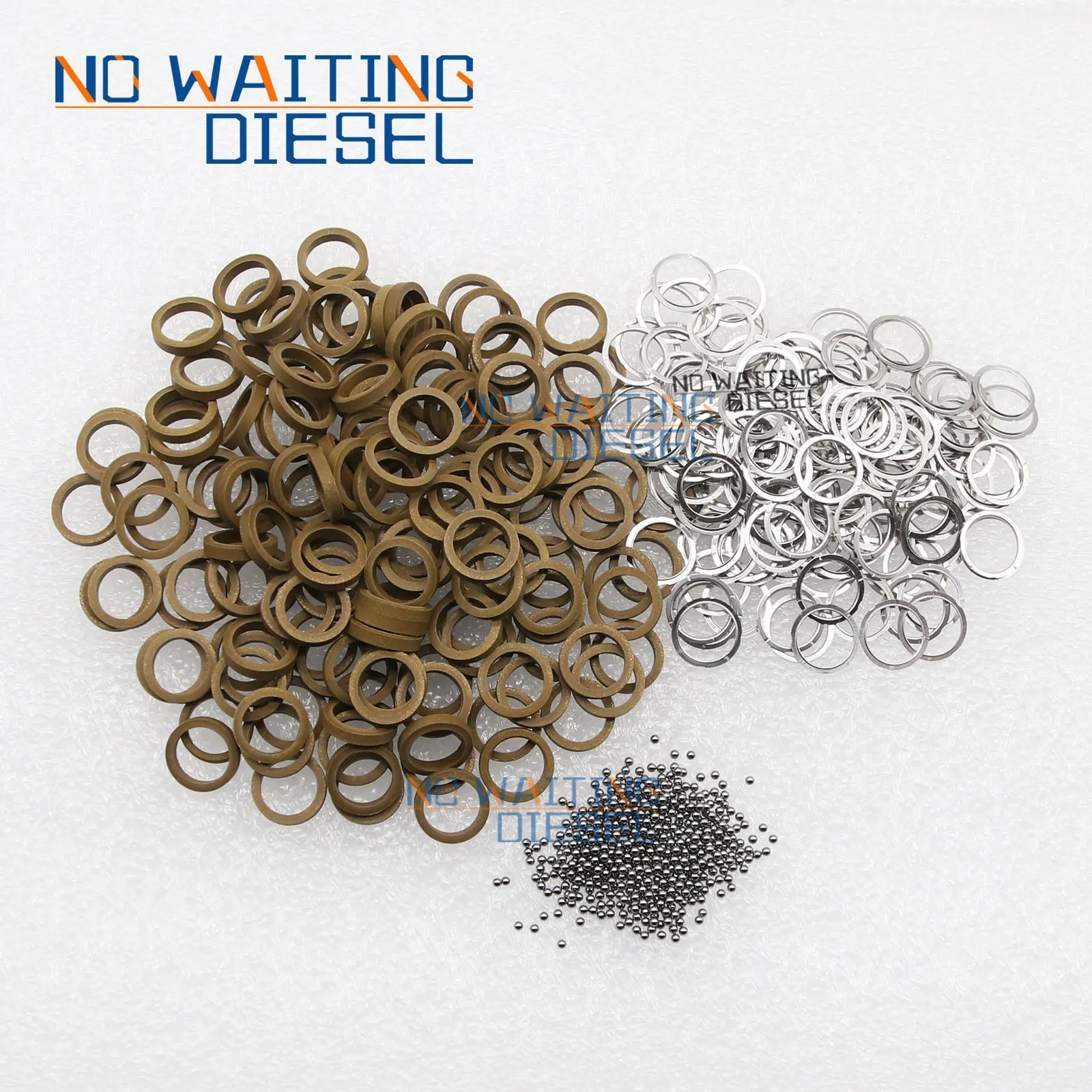 200PCS Sealing Ring F00VC99002 Steel Injector Balls F00VC05001 Steel Ball 1.34mm Repair Kits For Bosch