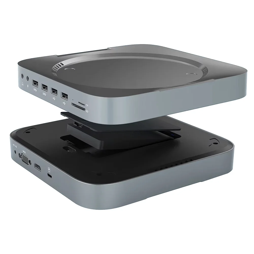 

Необходим иметь аксессуар. Комплексная док-станция для Mac Mini с высокой скоростью подключения и расширяемым хранилищем.