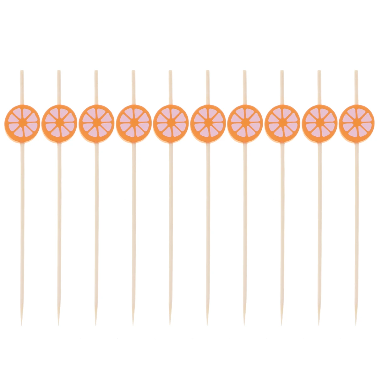 

100 Pcs Bamboo Fruit Picks Food Sticks Cocktail Toothpicks Wooden Eco Friendly Party Supplies Wedding Decorations