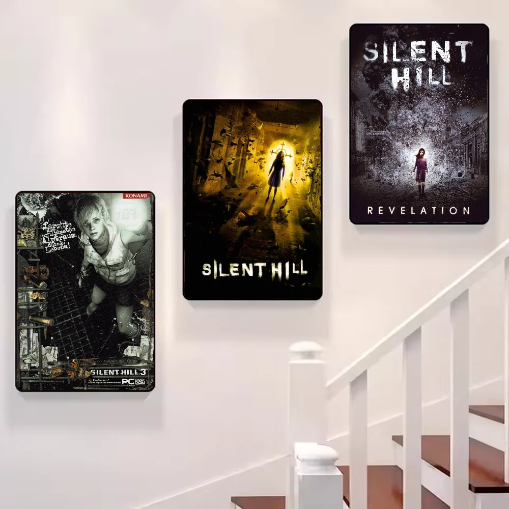 Hot Classic Silent Hill 3 Game anime Poster HD art sticky wall waterproof home living room bedroom bar aesthetic decoration view 4