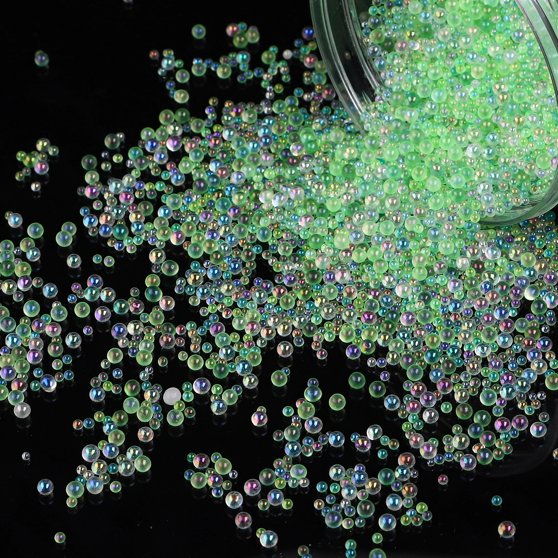 Mini Bubble Ball Beads, 10-20g for DIY Crafting