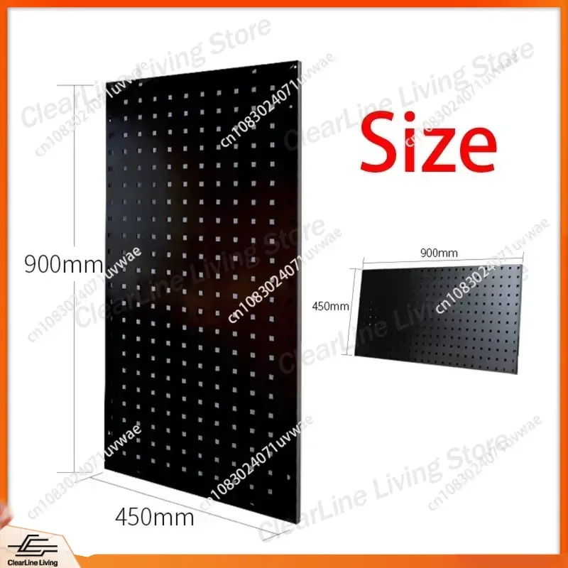 for Garage Tool Pegboard Wall Organizer Panels Utility Storage Metal Iron for Living Room Workbench