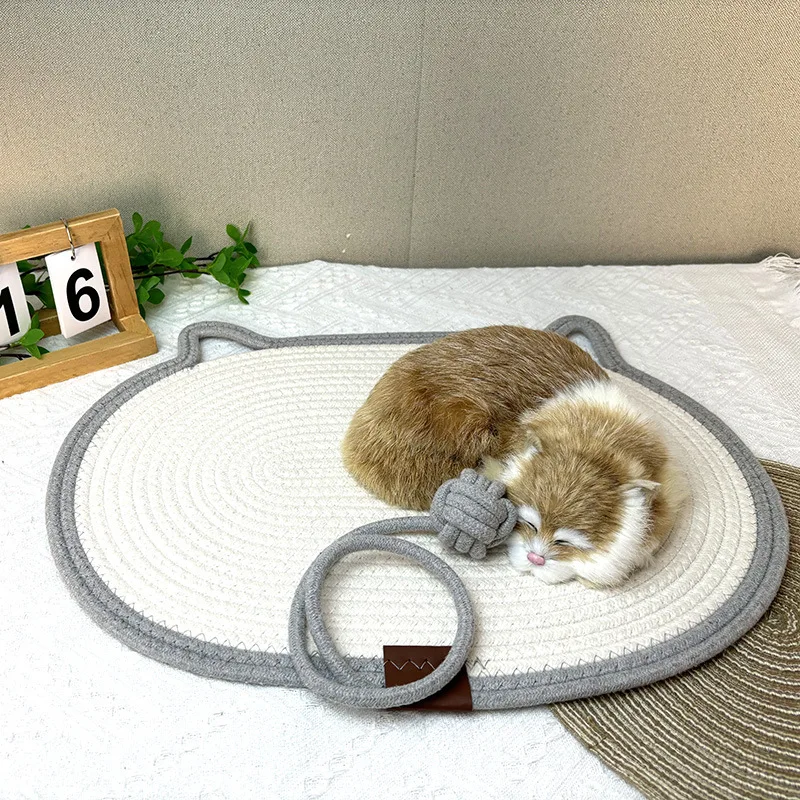 

Summer cat nest woven scratch-resistant wear-resistant cat scratch mat Cat self hi ball one mat for cats and dogs special sleepi