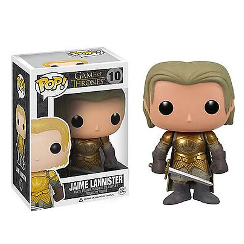 Funko Pop Television Games Jaime Lannister #35 #10 Thrones Vinyl Action Figures Toys Collection Dolls