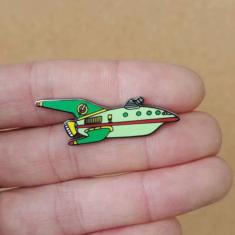 العودة إلى المستقبل المينا دبوس الكرتون التلبيب دبابيس لحقائب الظهر الملابس مضحك شارات السيارات عشاق بروش مجوهرات هدايا للأصدقاء #4