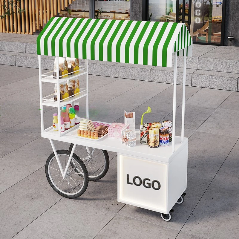 Wrought iron stall trucks, trolley carts, float carts, multi-functional dessert carts, commercial promotion display stands