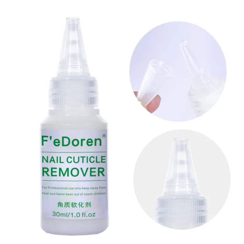 30Ml Nagelriem Verwijderaar Verzachter Vloeibare Exfoliator Cuticula Olie Behandeling Manicure Verzachten Dode Huid Allemaal Voor Manicure Nagels Verzorging