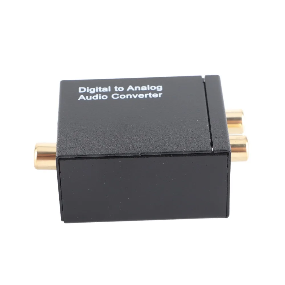 Coaxial /Optical Input Digital To Analog Converter RCA Output Digital Audio Converter Coaxial To Analog Converter For TV