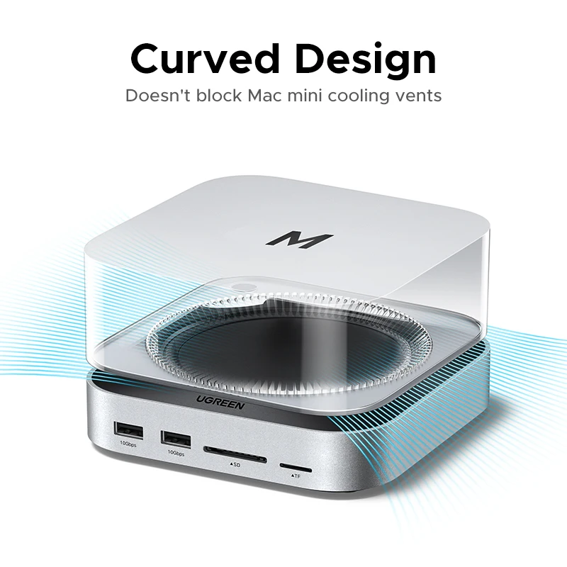 UGREEN Mac Mini Docking Station USB HUB Type-C to DP 4K240Hz M.2