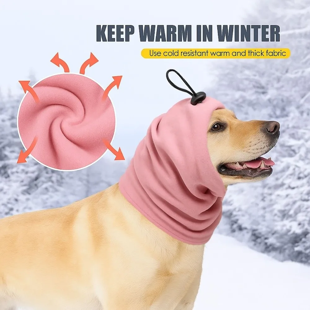 

Headwear Dog Scarf Polyester Stress Reduction Pet Noise Reduction Noise Cancelling Cold-Proof Design Dog Hat Photography Props