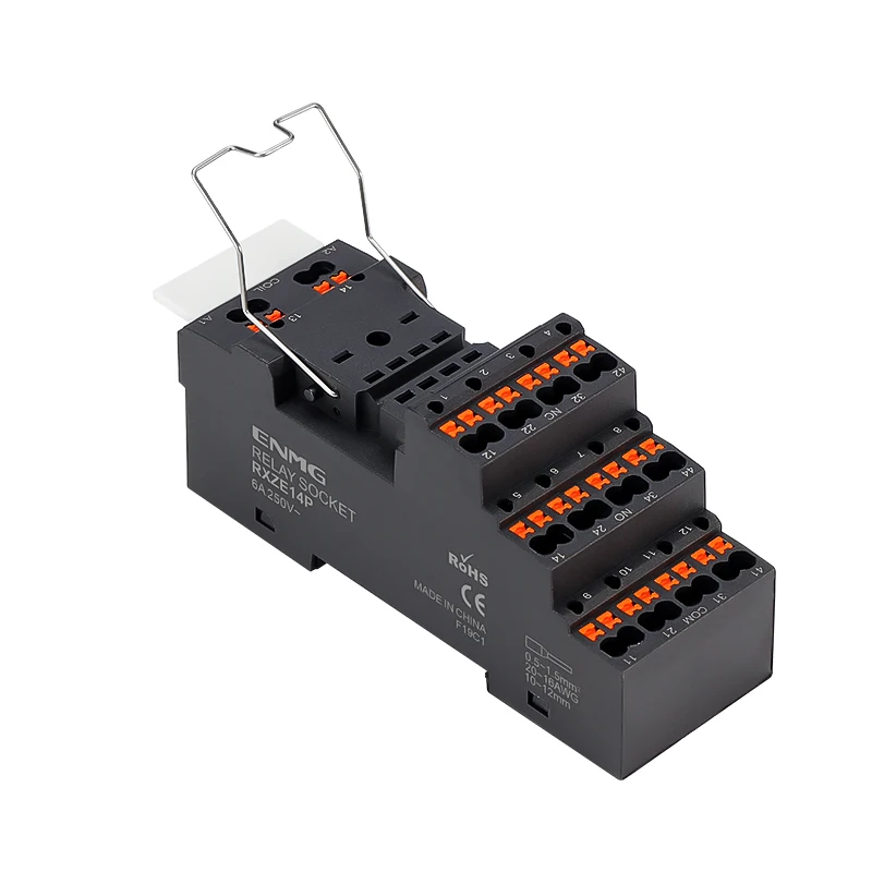 ENMG-Relaissockel RG05P 5-Pin RG08P 8-Pin RXZE08P 8-Pin RXZE14P 14-Pin-Buchse für industrielle Relaisverbindung Hochwertiges Relais