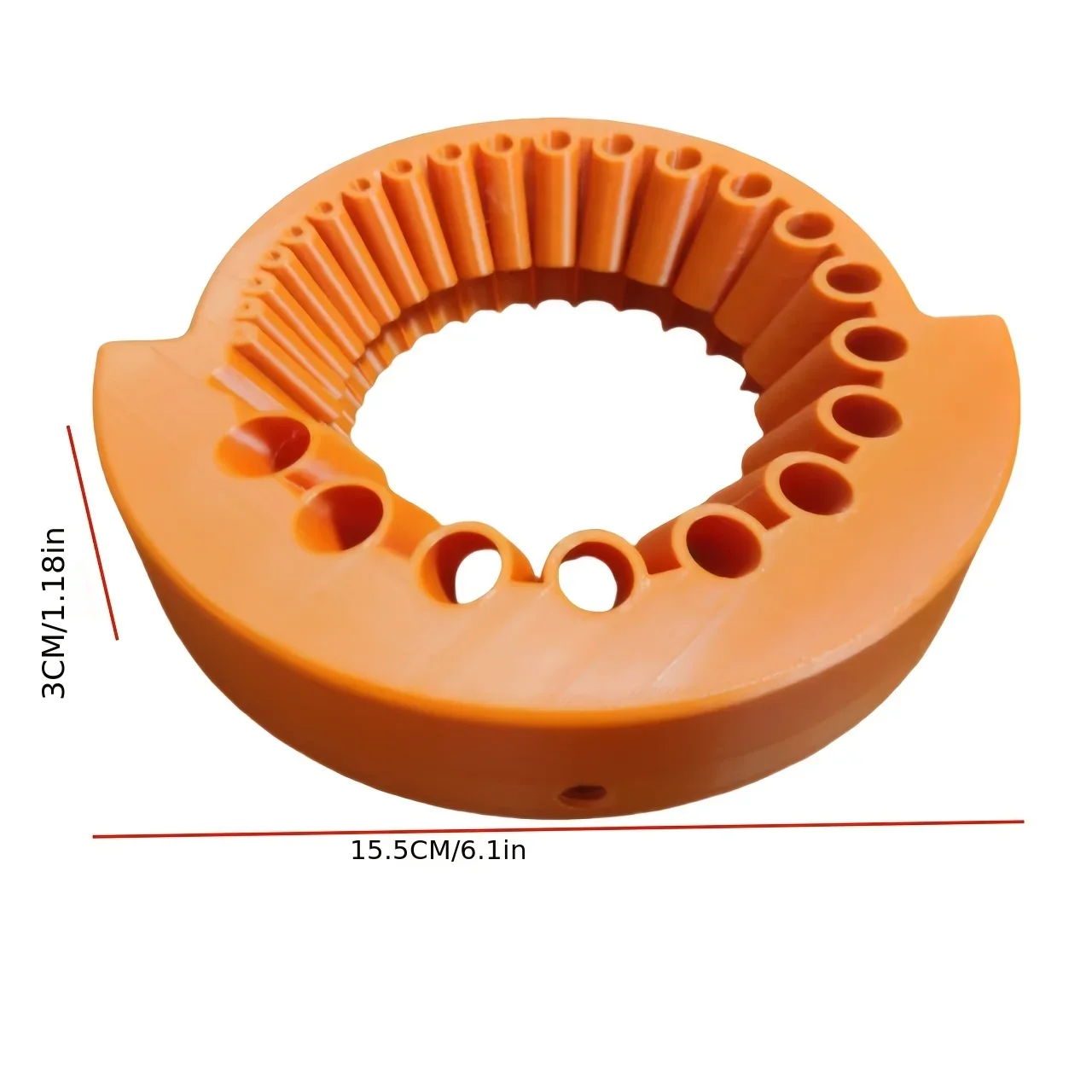  1 قطعة مبراة لقمة مثقاب يدوية، تصميم مريح للاستخدام المنزلي/ورشة العمل، تتضمن محول زاوية 125 مم #2