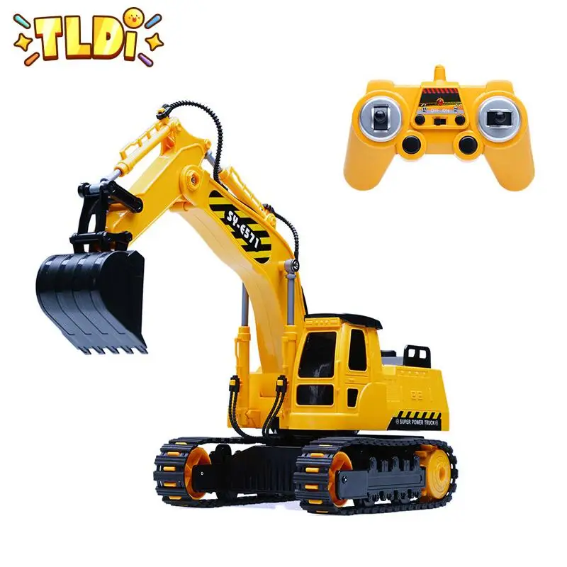 

Rc Car 1:26 Remote Control Excavator Toys for Boys 2.4Ghz Electric Truck Engineering Car Simulation Model Children Gifts E571