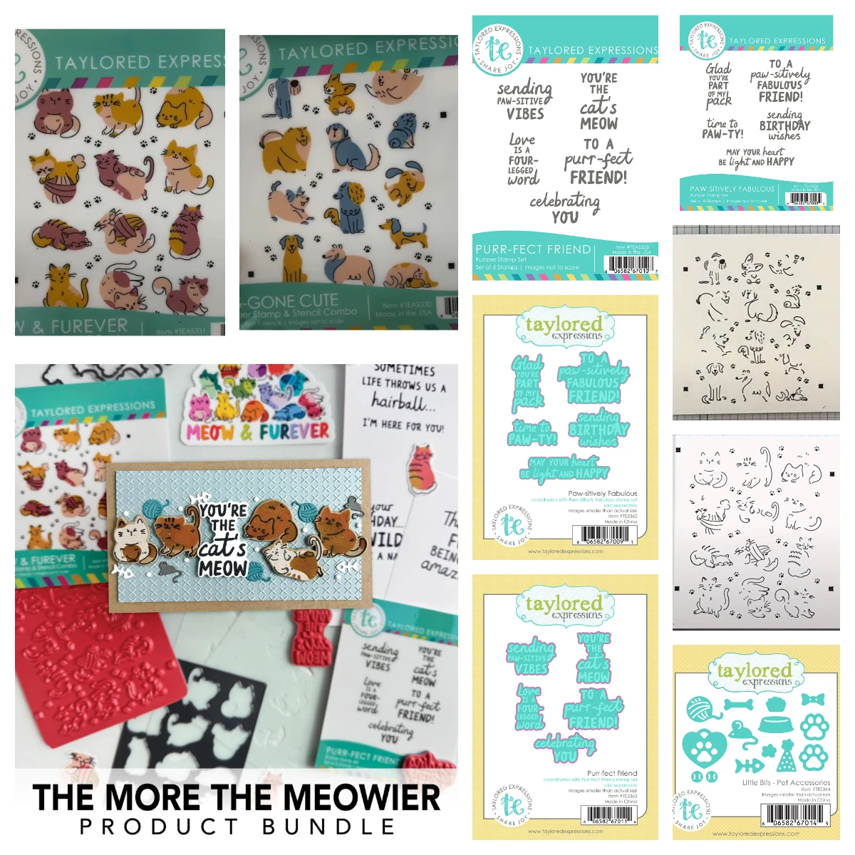 

It's Raining Cats & Dogs Cardmaking Kits Die Set Metal Cutting Dies Stamps Stencils Scrapbooking Diary Molds DIY Card Handmade