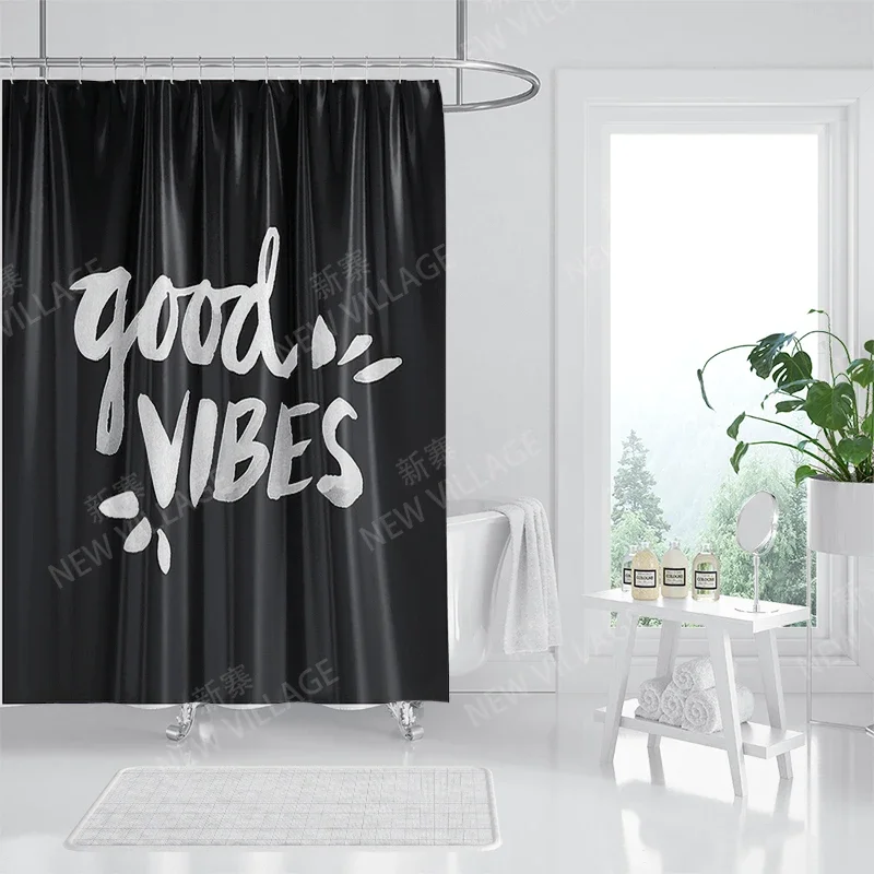 Waterproof fabric shower curtains Bathroom curtain accessories Bath curtain for shower 180x200cm 240*200 anime boho decoration