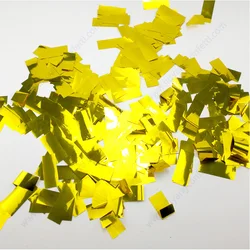 1KG Rectangle Gold Confetti Paper for Confetti Cannon Machine Stage Effect Concert Wedding Marriage Bride Event Festival Shine