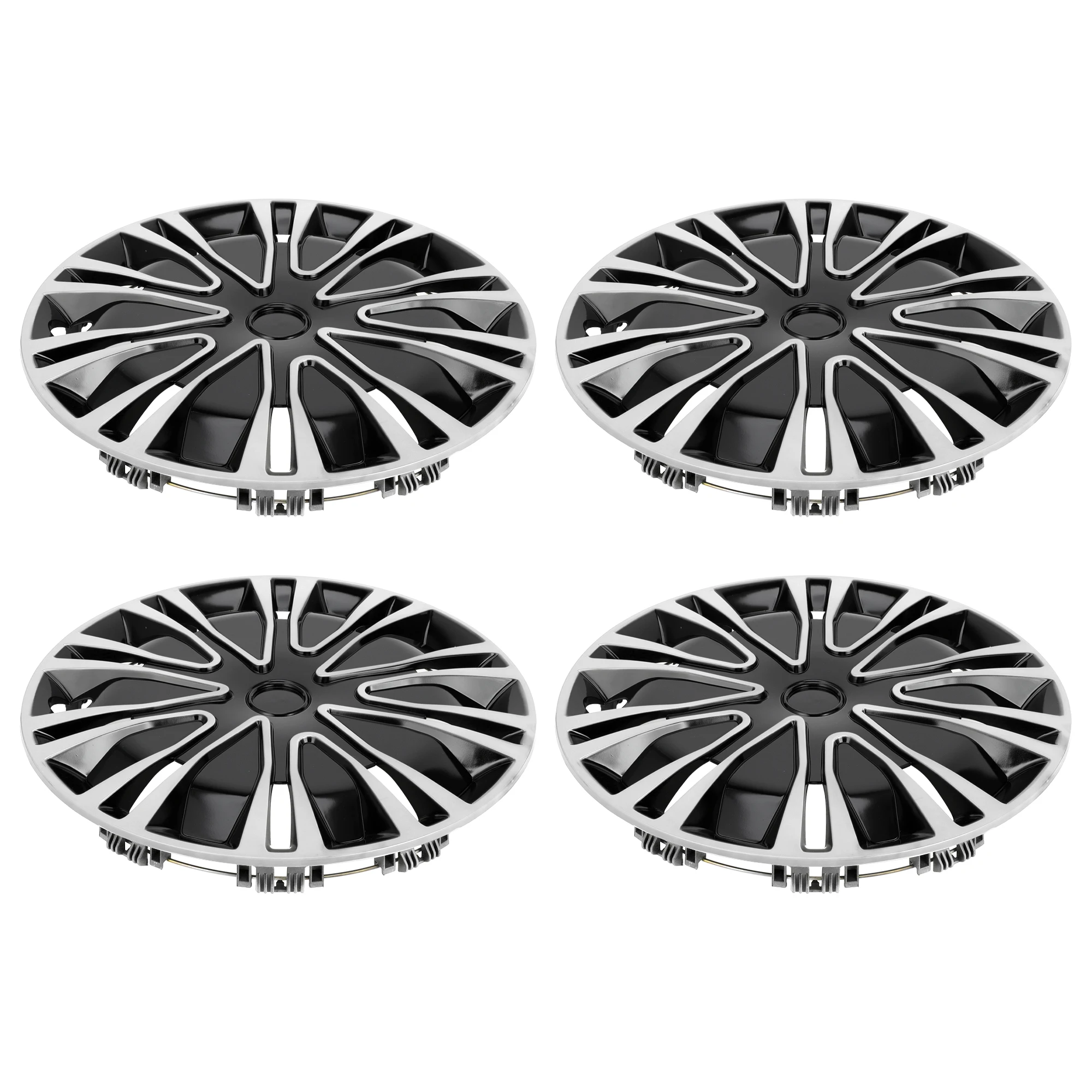 UXCELL 14 Inch Universal Car Wheel Rim Hub Cover Wheel Hub Caps 4 Pcs  for Car Pickup Truck SUV Plastic Wheel Replacement