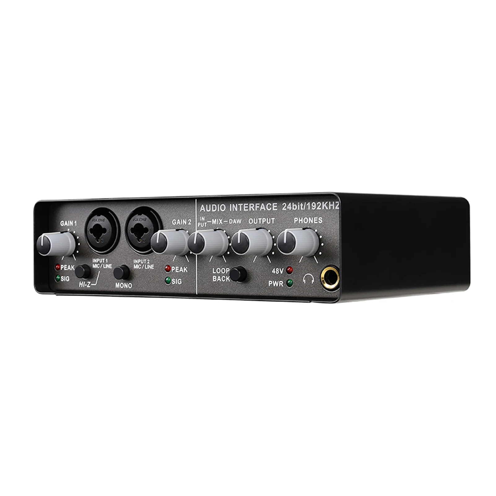 

Exceptional Sound 24-bit/192KHz USB Sound Card With 48V Power Easy To Install Metal