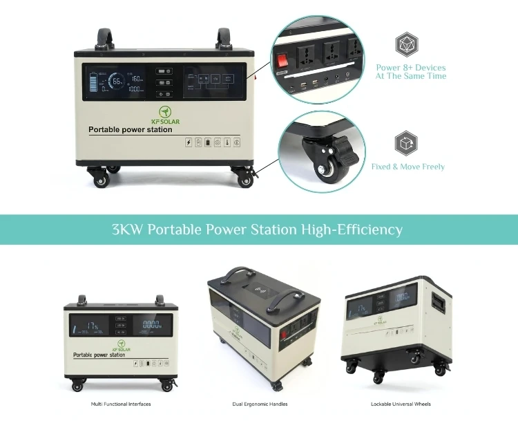 3kw 4kw 5kw Off Grid 220V Mobile Energy Storage Ev Car Power Bank Charging Station Portable Power Station for Electric Car