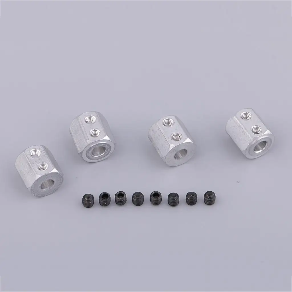 Magideal 1/10 RC Car 4x12mm Wheel Rim Hub Hex 4 Pcs Adapter Connectors Upgrade Parts 08065 for HSP 94188 94170 Accessory