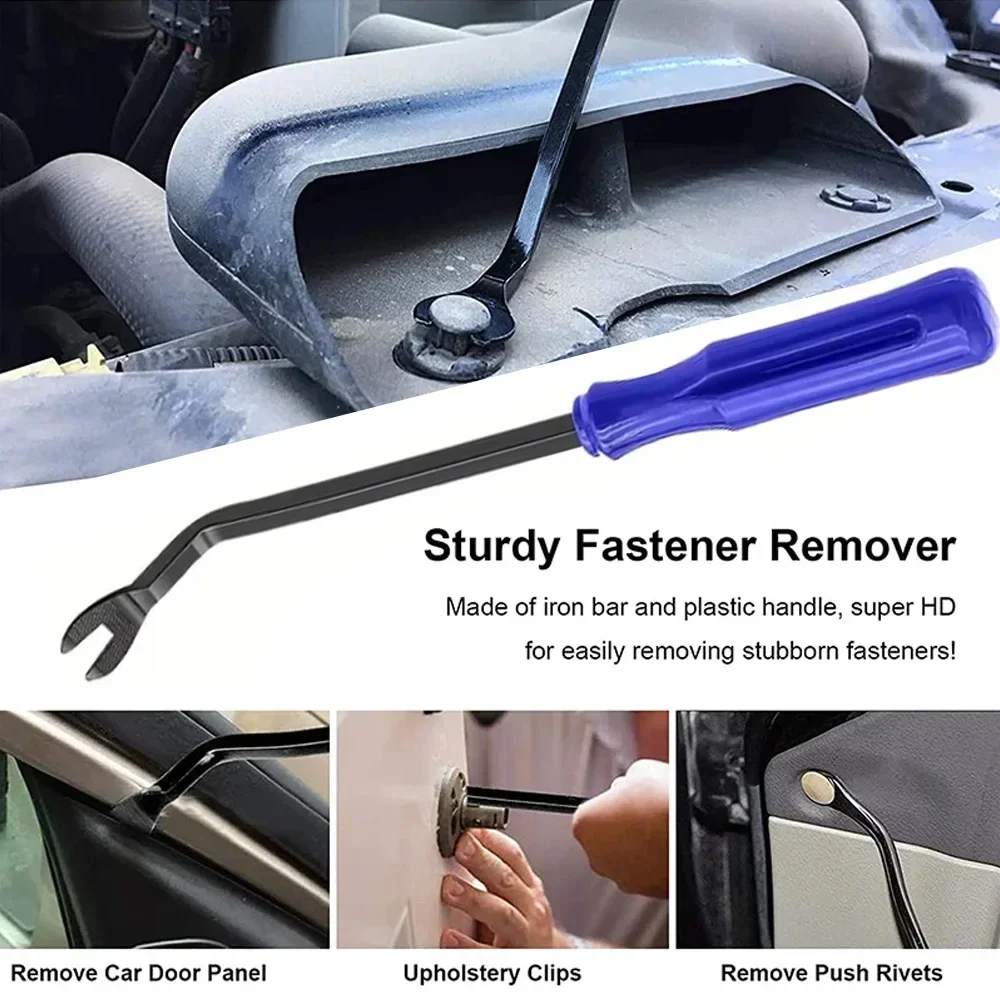 Car Clip Remover Tool Auto Fascia Dash Trim Fastener Removal Kit Upholstery Combo Repair for Car Door Panel Dashboard Hand Tools