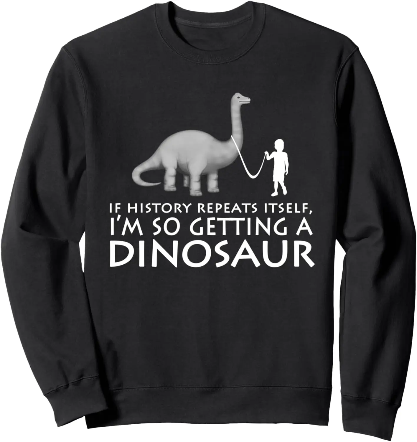 Cowboy Riding Dinosaur T Rex Sweatshirt