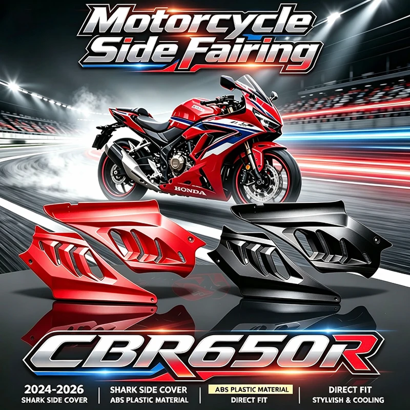 Cbr650r For Honda CBR650R CBR 650R 2024-2026 2025 2 Color Second-Gen Upgraded Side Panel Diffuser Shell Modified Body Fairing