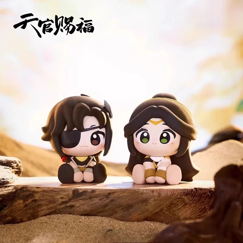 Heaven Official's Blessing Sitting figura Xie Lian Hua Cheng ACG mercancía muñeca caja ciega coleccionable