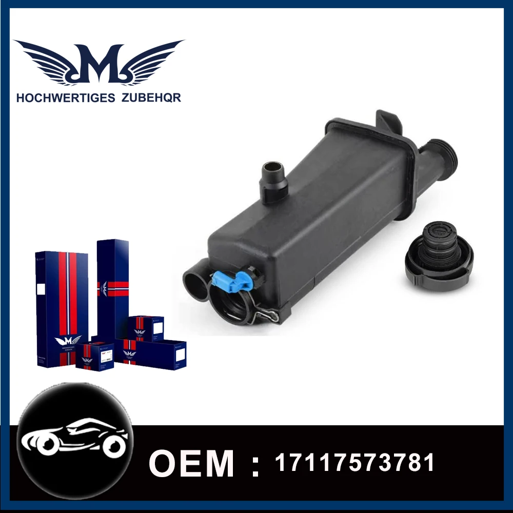 M Brand Coolant Radiator Overflow Expansion Reservoir For BMW 3 Z4 X3 E46 E83 E85 E86 E53 17137787039 , 17117573781 