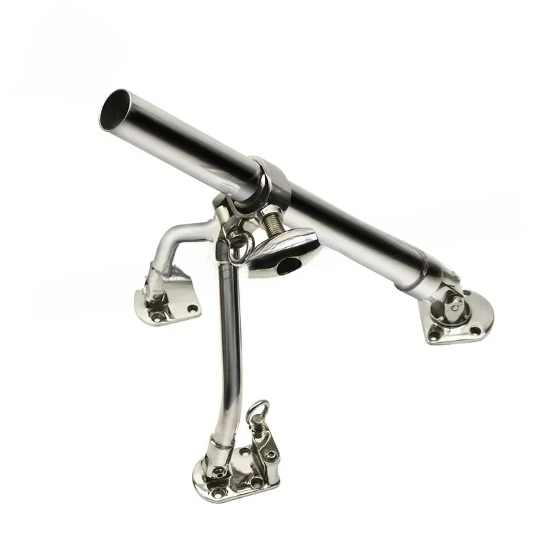 Stainless Steel Adjustable Fishing Rod Holder – 316 Stainless Steel, Multi-Angle Adjustment, Rustproof & Durable, Boats, Yac