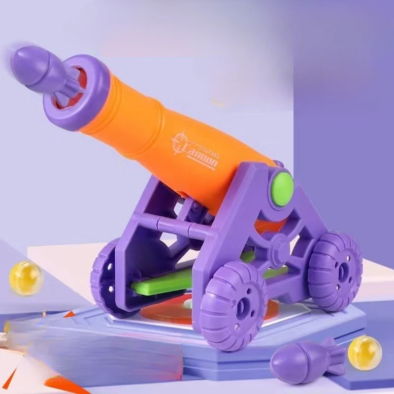 【 New Product Hit 】 Radish Cannon Children's Toy Car Can Launch Shells, Puzzle and Decompression Tool