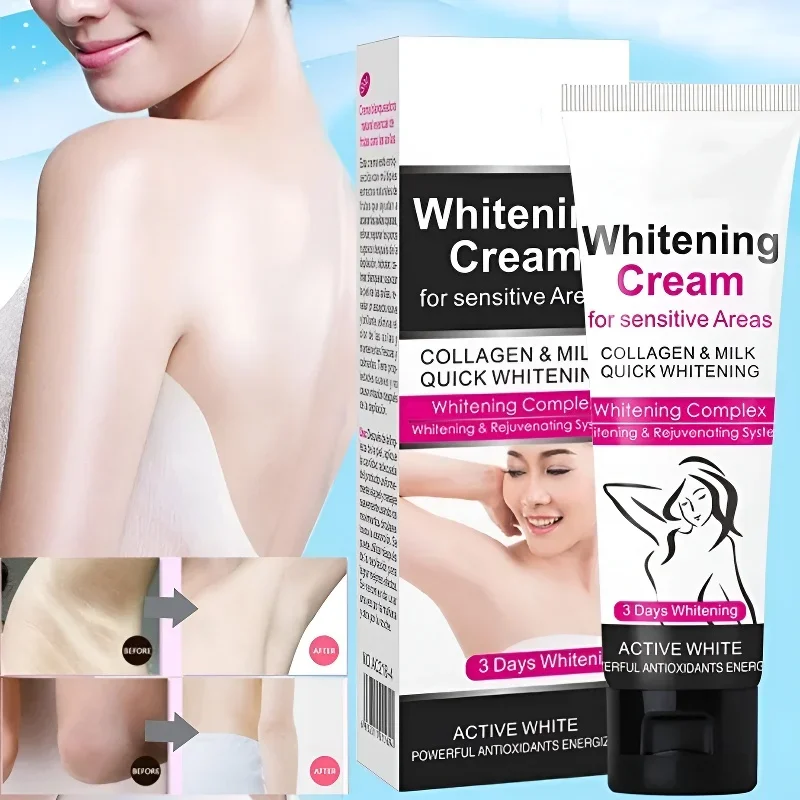 

3 Bottons Armpit Brightening Cream Skin Lightening Bleaching Cream For Underarm Dark Skin Legs Lightening Intimate Body Lotion